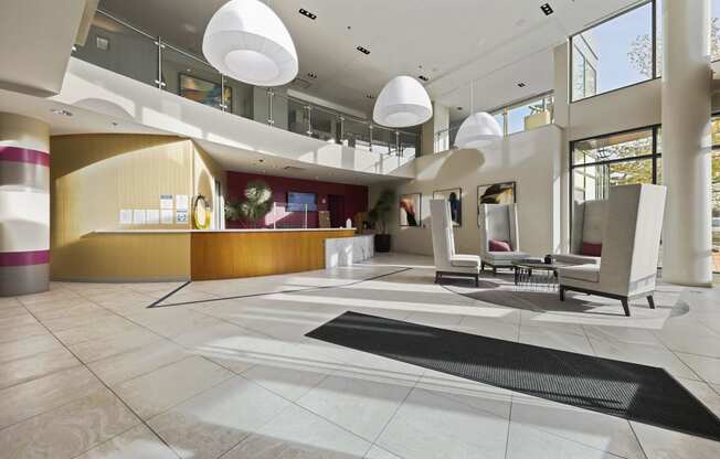 Lobby Area at Aurora, North Bethesda, MD