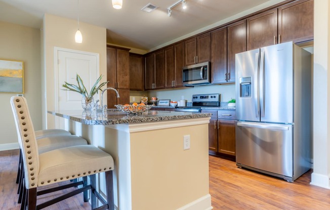 Renovated Kitchen at The Residences at Bluhawk Apartments, Kansas, 66085