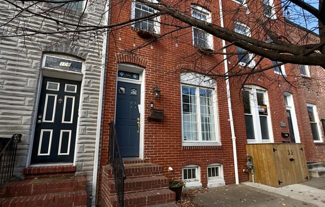 Inviting 3Bed/3Bath Townhome with Modern Upgrades in Historic Setting in Upper Fells Point