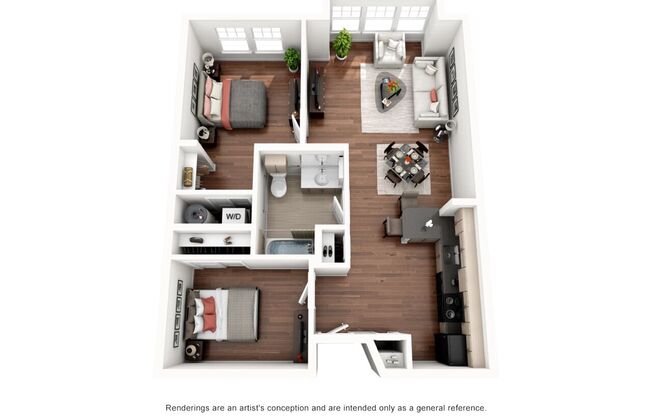 2 beds, 1 bath, 849 sqft, $2,650, Unit 210