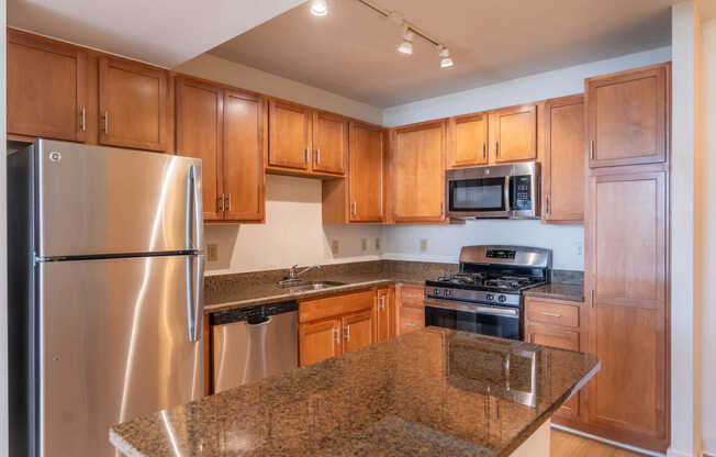 Kitchen with Stainless Steel Appliances