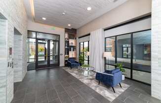 Zen Apartments Lobby and Elevators