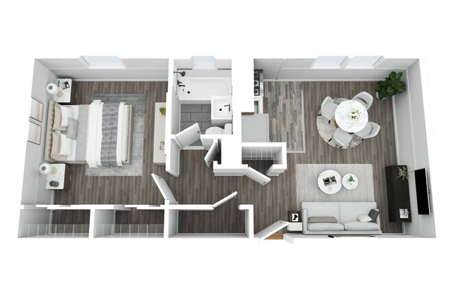 1 bed, 1 bath, 562 sqft, $1,100