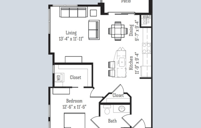 1 bed, 1 bath, 790 sqft, $1,800, Unit 8328 Globe Drive - 309
