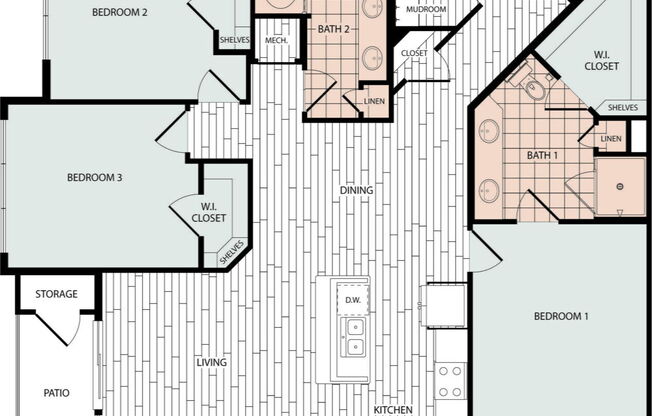 3 beds, 2 baths, 1,436 sqft, $3,149