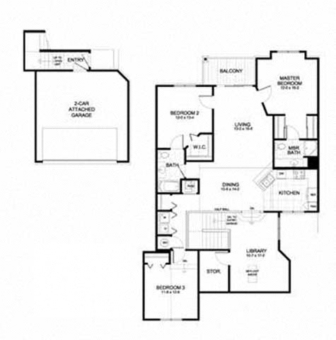 3 beds, 2 baths, $2,425