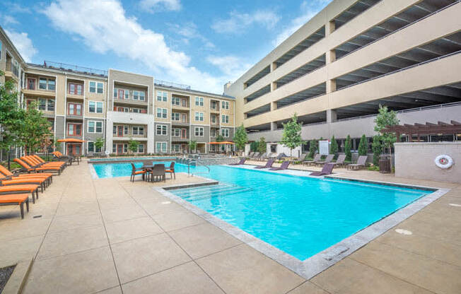 Relaxing Swimming Pool at Aviator West 7th, Fort Worth, TX, 76107