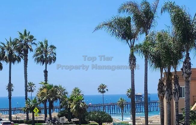 OCEAN VIEWS! Luxury Oceanside Condo with Stunning Pier Views | 2 Bed, 2 Bath, Secure Parking (2 spots)