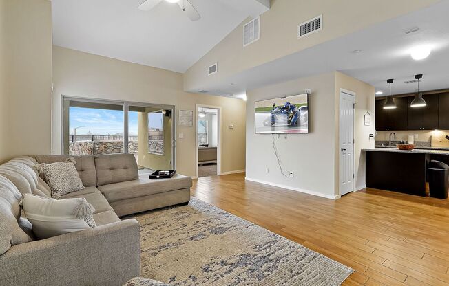 Spectacular Two Story Westside Duplex With Refrigerated Air Located In Quiet Neighborhood On Cul-De-Sac Lot With Amazing Mountain & City Views