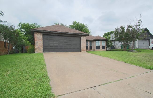 GORGEOUS 3/2 Home Located in Highly Desirable Watauga Neighborhood w/ Stainless Steel Appliances and SO MUCH MORE! CHARMING Breakfast Nook/Master Suite w/ Walk In Closet**Wood Burning Fireplace~2 Car Garage~Covered Patio/Pet Friendly Home~ FREE Nov Rent.