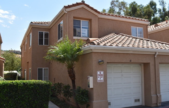 2 Story 3 Bedroom 2.5 Bath Townhome with Attached 1 Car Garage- El Cajon