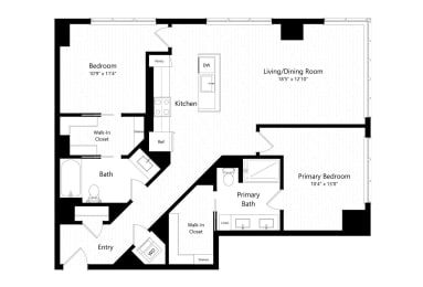 2 beds, 2 baths, 1,187 sqft, $5,908