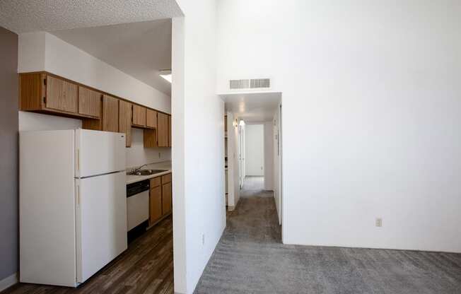 Hallway at Acacia Hills Apartments in Tucson Arizona