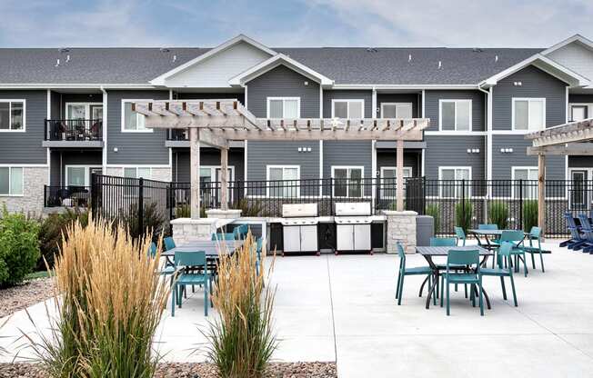 Grilling area at The 8801 in Lincoln, NE