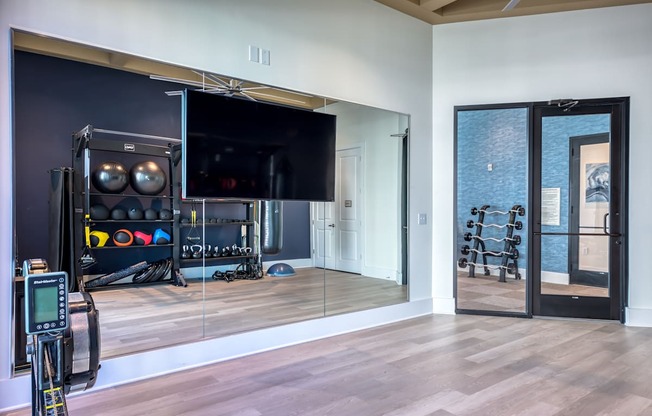 Workout studio.