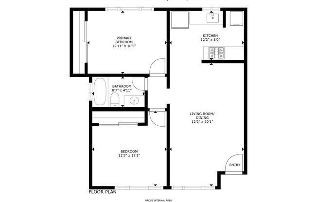 2 beds, 1 bath, 800 sqft, $2,295, Unit Unit 02