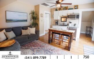 The Loft: Furnished Jacksonville Suite! Grand deck with views, king bed, utilities included