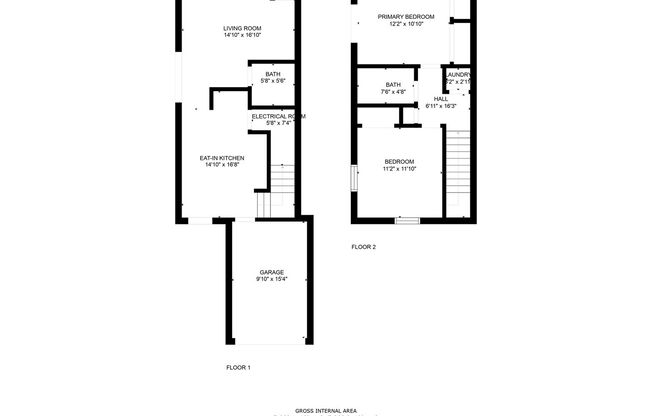 2 beds, 1.5 baths, 1,200 sqft, $1,390, Unit #1