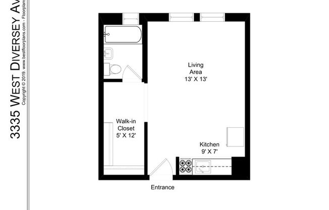 Studio, 1 bath, 399 sqft, $1,595, Unit 313