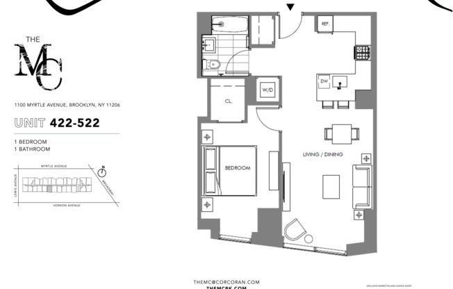 1 bed, 1 bath, $3,350, Unit 252