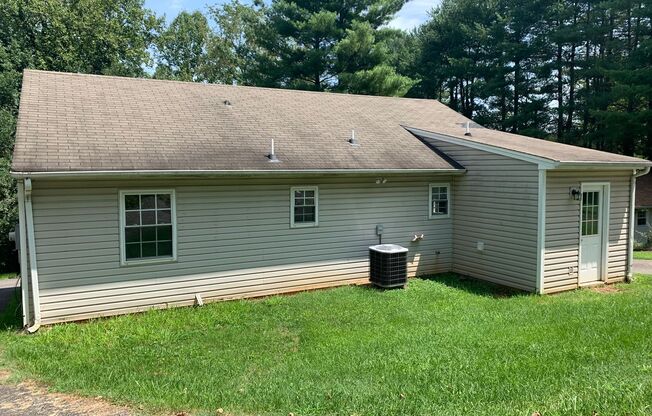 House with Long Driveway & Front Porch