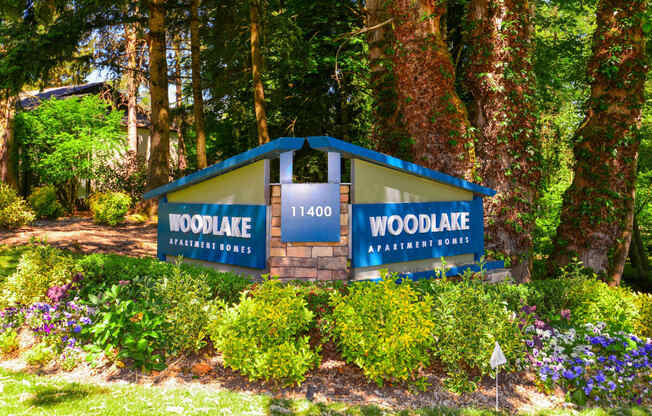 woodlake sign
