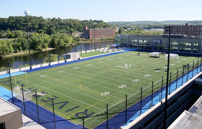 The Pavilion Field at Riverwalk Apartments, Lawrence, MA