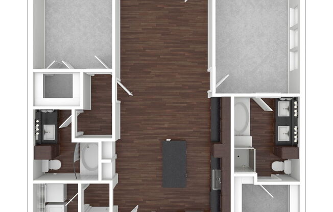 2 beds, 2 baths, 1,260 sqft, $2,150