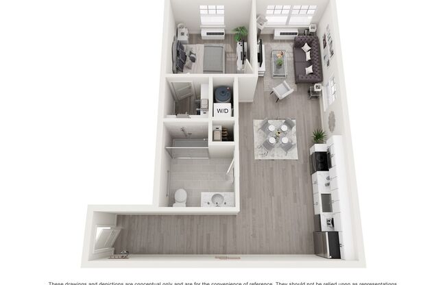 1 bed, 1 bath, 730 sqft, $2,395, Unit 525
