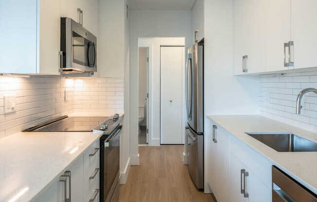 Kitchen with Stainless Steel Appliances