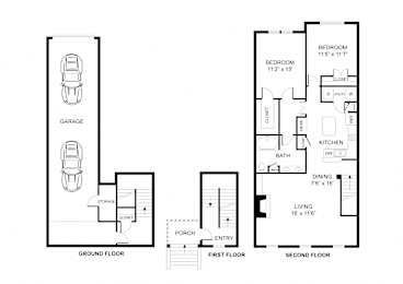 2 beds, 1 bath, 1,143 sqft, $2,877