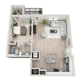 1 bed, 1 bath, 831 sqft, $1,926