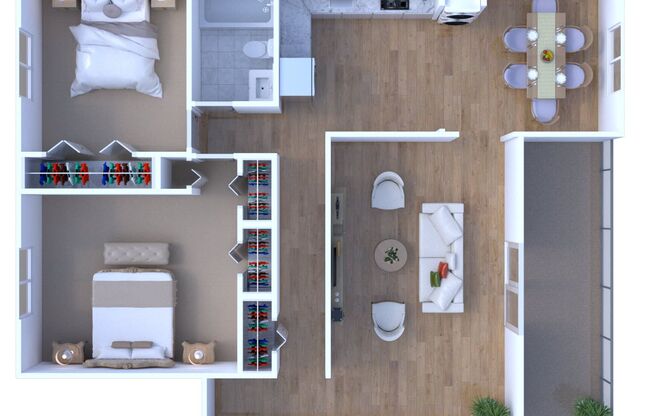 2 beds, 1 bath, 938 sqft, $2,335