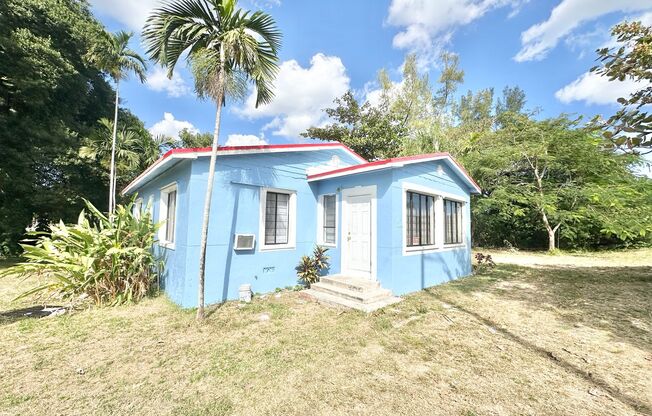 Cozy 3 Bedroom 2 Bathroom single family home in the heart of North Miami!