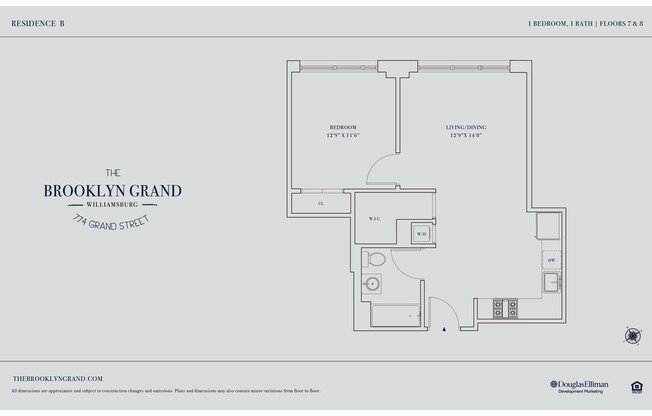1 bed, 1 bath, $4,569, Unit PHB