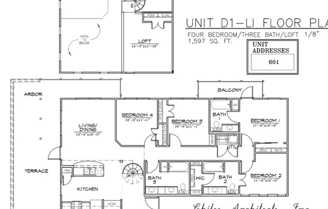 5 beds, 3 baths, 1,597 sqft, $4,295, Unit 601