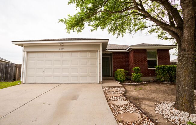 Charming 3/BR 2/BA One-Story Home with Garage & Fenced Yard