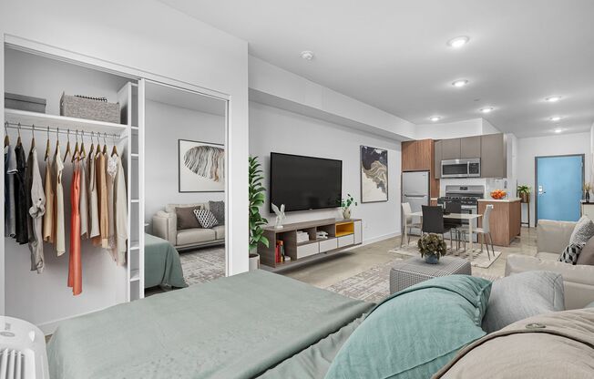 Studio, 1 bath, 430 sqft, $1,695, Unit 414