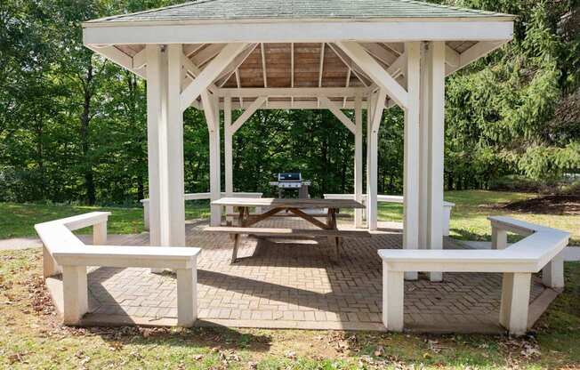 Picnic Area at Town Walk at Hamden Hills, Hamden, CT