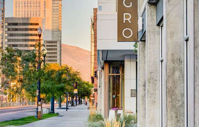 A building with a sign that says "MILAGRO" is shown.