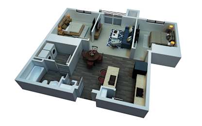 2 beds, 2 baths, 898 sqft, $1,112