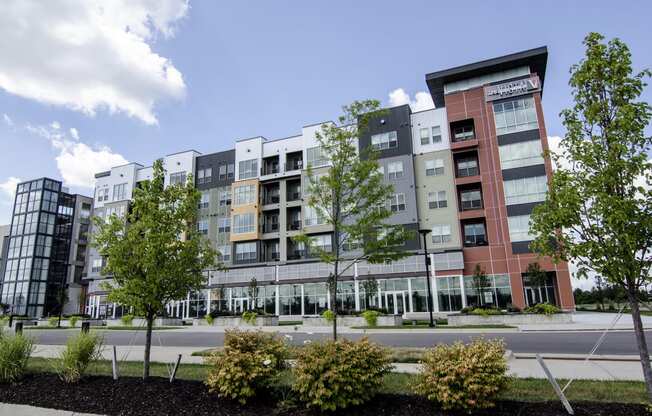 Exterior Vista at the Heights Apartments Near Eastwood Towne Center