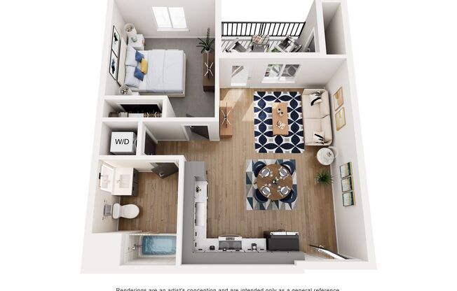 1 bed, 1 bath, 627 sqft, $2,500, Unit 305