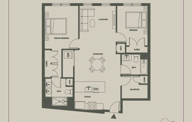 2 beds, 2 baths, 932 sqft, $4,900, Unit 210