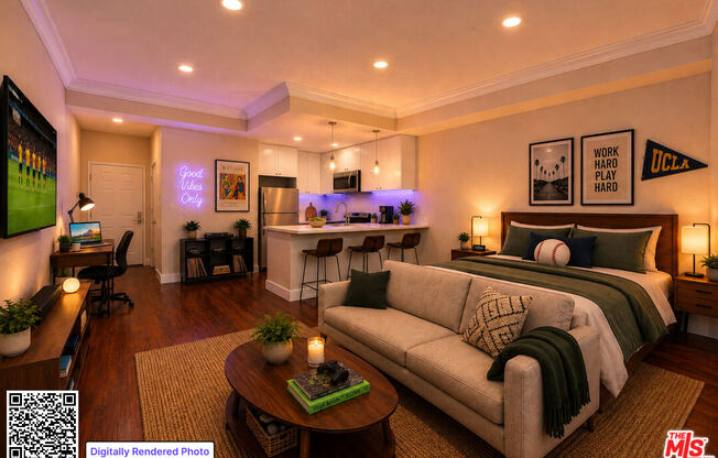 Studio, 1 bath, 407 sqft, $2,600, Unit 225