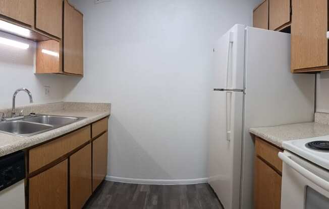 Kitchen at Shorebird Apartments in Mesa Arizona October 2024