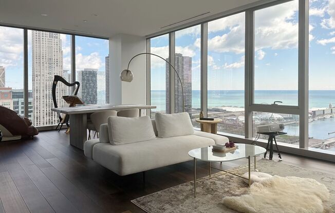 Unparalleled Luxury living 3B2.1B plus Den in The St. Regis Chicago