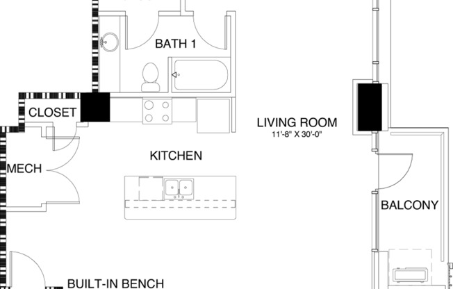 2 beds, 2 baths, 1,478 sqft, $2,645, Unit 212