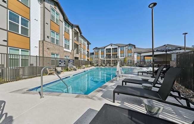 Pool at Whispering Pines at Westdale Hills in Euless, TX