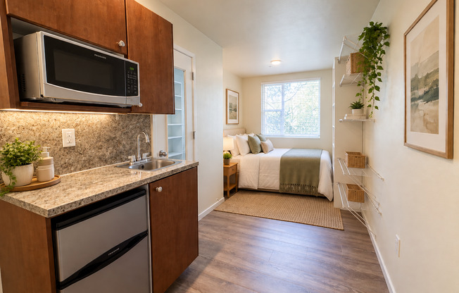 Studio, 1 bath, 165 sqft, $1,095, Unit 356
